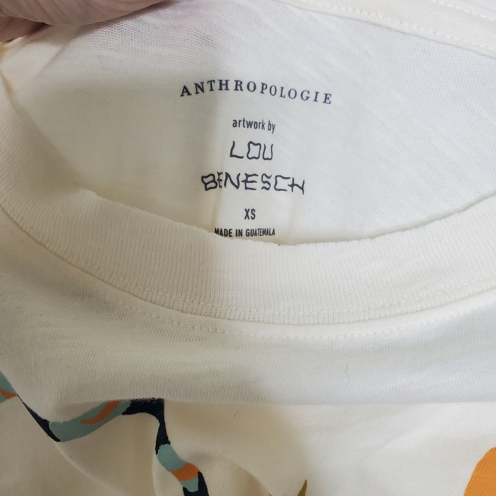 Anthropologie Lou Benesch Stargazer Zodiac Scorpio Graphic T-Shirt - Picture 7 of 9